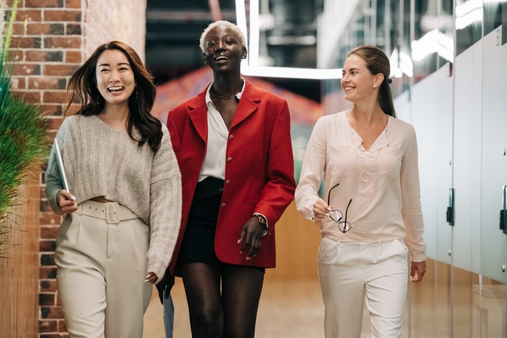 Three women